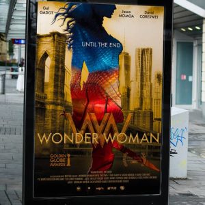 PORTFOLIO-Graphisme-illustration-Affiche-FILM-WONDERWOMAN-VISUEL-MISE-EN-AVANT